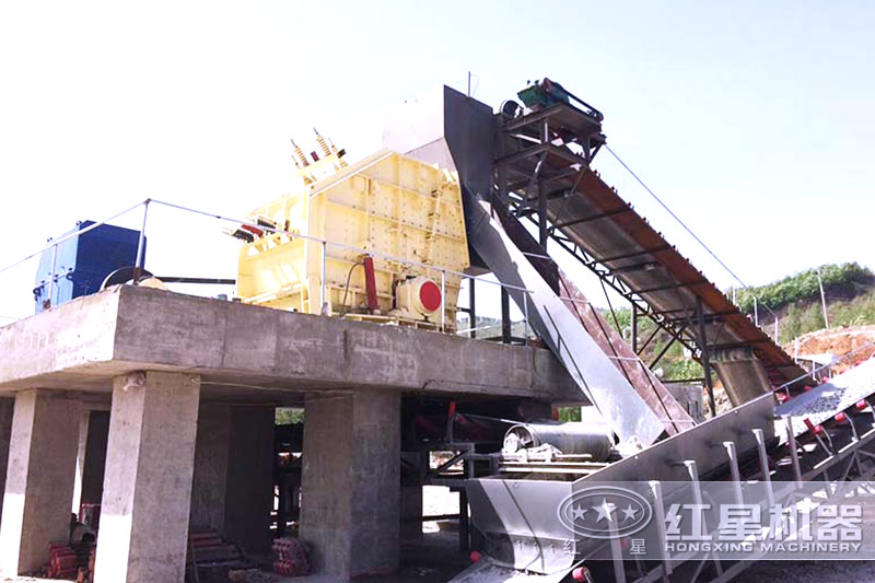 固定式碎石機(jī)客戶現(xiàn)場，可到場參觀